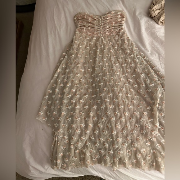 Free People beautiful strapless dress XS/P - Picture 1 of 8